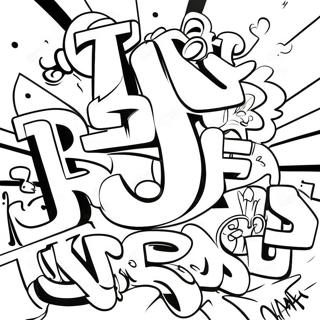 Гангстерский Граффити Раскраски