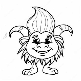 Raskraska Iarkii Troll S Blestiashchimi Volosami 7192-2747