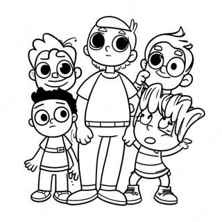 Raskraska Semi Gromkogo Doma 71956-15811