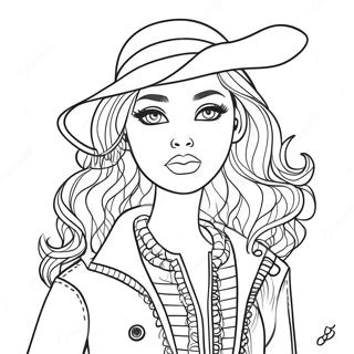 Кукла Раскраски