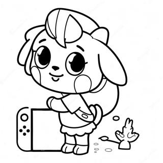 Milye Personazhi Animal Crossing Na Nintendo Switch Raskraska 72416 16178