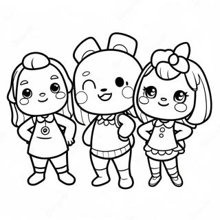 Milye Personazhi Animal Crossing Na Nintendo Switch Raskraska 72416 16180