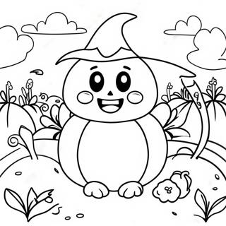 Тыквенное Поле Раскраски