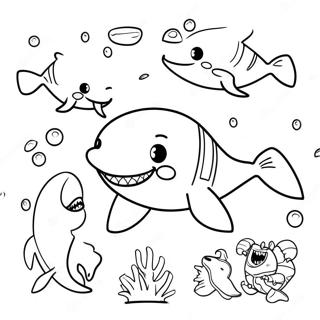 Raskraska Multiashnogo Megalodona S Druziami 72570-16293