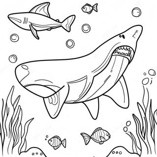 Raskraska Podvodnoi Stseny S Megalodonom 72572-16302