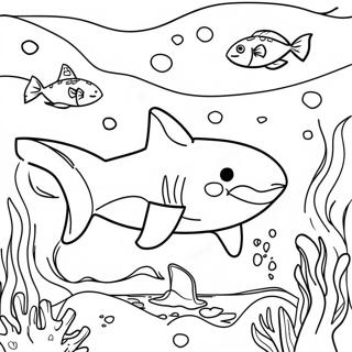 Raskraska Podvodnoi Stseny S Megalodonom 72572-16304