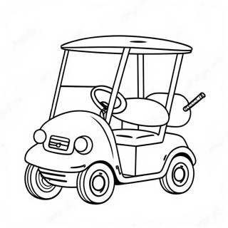 Raskraska Milogo Multiashnogo Golf Kara 73165-16761