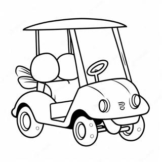 Raskraska Milogo Multiashnogo Golf Kara 73165-16763