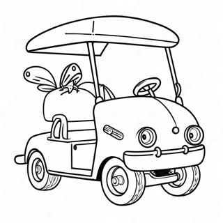 Raskraska Milogo Multiashnogo Golf Kara 73165-16764