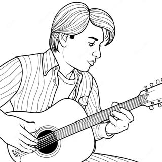 Raskraska Dzhonni Igraiushchego Na Gitare 73370-16918