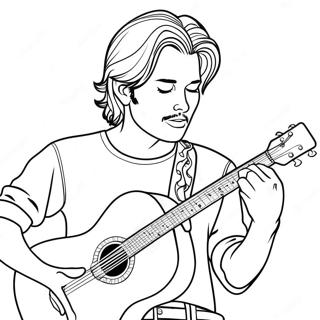 Raskraska Dzhonni Igraiushchego Na Gitare 73370-16920