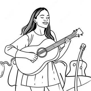 Raskraska Olivii Rodrigo Na Kontserte 73703-17180