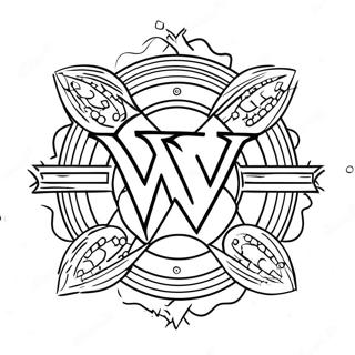 Veselyi Logotip Wwe Raskraska 73805 17255