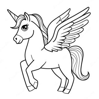 Raskraska Velichestvennogo Pegasa V Polete 74112-17490