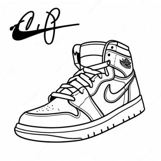 Raskraska Tsvetnykh Krossovok Jordan 1 74908-18121