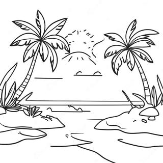 Solnechnyi Tropicheskii Ostrov Raskraska 75038-18224