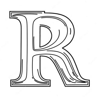 Raskraska Retro Bukvy R 75576-18634