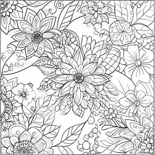 Raskraska Iarkikh Tsvetochnykh Uzorov Loskutnogo Odeiala 75600-18651