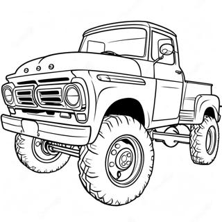 Raskraska Klassicheskogo Podemnogo Gruzovika Ford 75784-18799