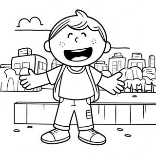 Raskraska Prikliuchenie Slabaka V Shkole 75886-18879