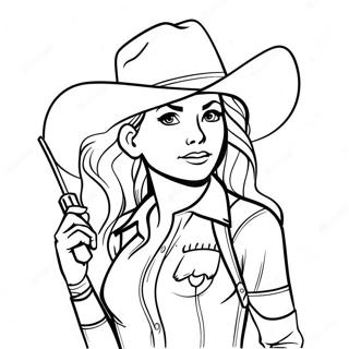 Smelaia Kovboika S Lasso Raskraska 76321-19215