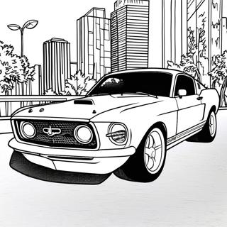 Raskraska Elegantnyi Mustang Gt 76397 19273