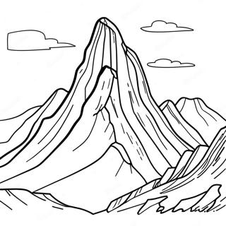 Zubchataia Gornaia Skala Dlia Raskraski 76501-19360