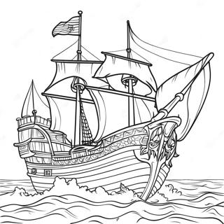 Raskraska Piratskii Korabl Na Outer Benks 76551 19399