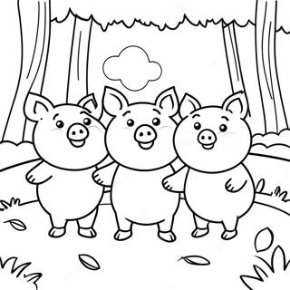 Raskraska Tri Porosenka V Lesu 76603 19443