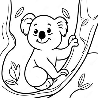 Raskraska Koala Lezushchaia Na Derevo 76883 19658