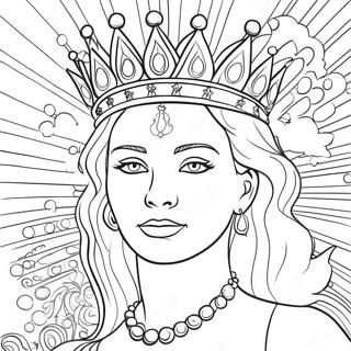 Velichestvennaia Koroleva S Koronoi Raskraska 77189-19874