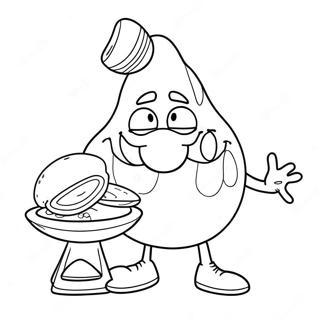 Smeshnoi Personazh Zelenykh Iaits I Vetchiny Raskraska 77476-20103