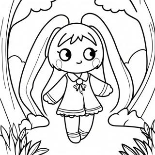 Raskraska Miku V Volshebnom Lesu 77706 20274