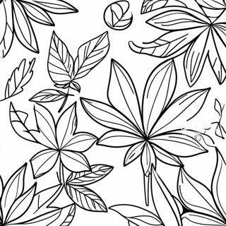 Raskraska Tsvetnykh Listev Kannabisa 78275-20716