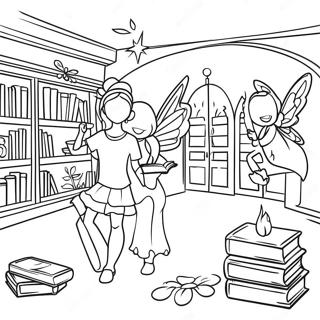 Volshebnaia Biblioteka S Feiami Raskraska 78482 20878