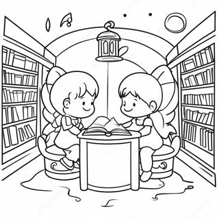 Volshebnaia Biblioteka S Feiami Raskraska 78482 20879