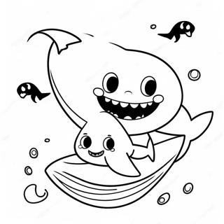 Strashnaia Raskraska S Bebi Shark Na Khellouin 79204 21435