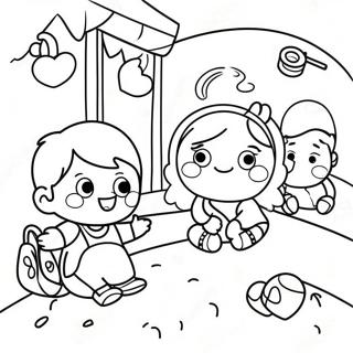 Schastlivyi Pervyi Den V Detskom Sadu Raskraska 80388-22339