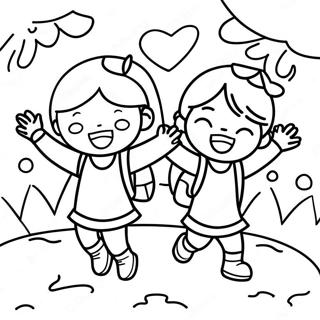 Vostorzhennye Deti V Pervyi Den V Detskom Sadu Raskraska 80389-22344