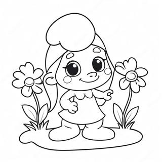 Smurfetta S Tsvetami Raskraska 80594-22508