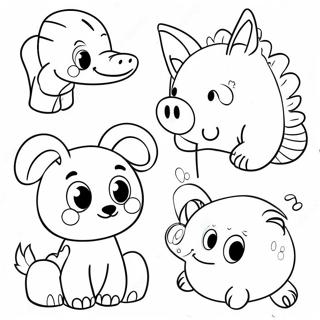 Raskraska Veselye Zhivotnye Detskogo Sada 80848-22699