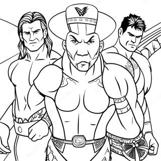 Superzvezdy Wwe V Deistvii Raskraska 81133-22921