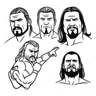 Superzvezdy Wwe V Deistvii Raskraska 81133 22922