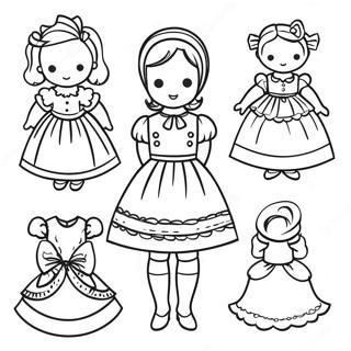 Raskraska Vintazhnykh Bumazhnykh Kukol 81518-23220