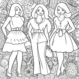 Бумажные Куклы Раскраски