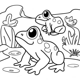 Igrivye Liagushki U Pruda Raskraska 82112 23687