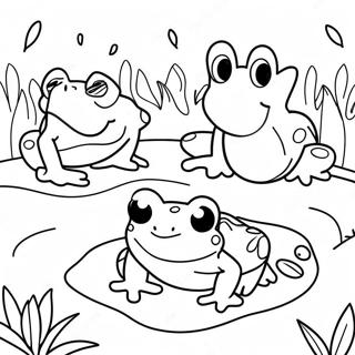 Igrivye Liagushki U Pruda Raskraska 82112 23688
