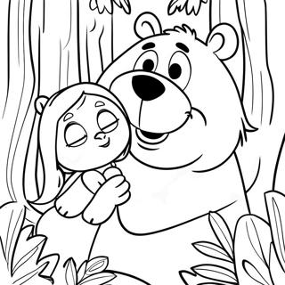 Raskraska Mashi I Medvedia V Lesu 82831 24272