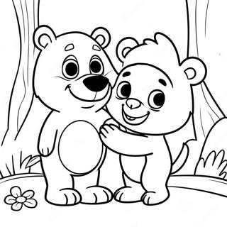 Raskraska Masha I Medved Veseliatsia 82833-24278