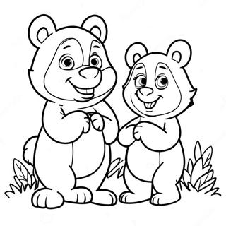 Raskraska Masha I Medved Veseliatsia 82833-24279